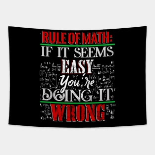 Rule of Math Tapestry
