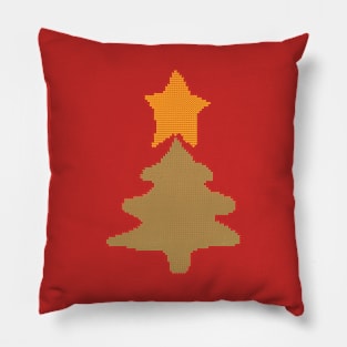 Abstract Christmas Tree Sweater Pillow