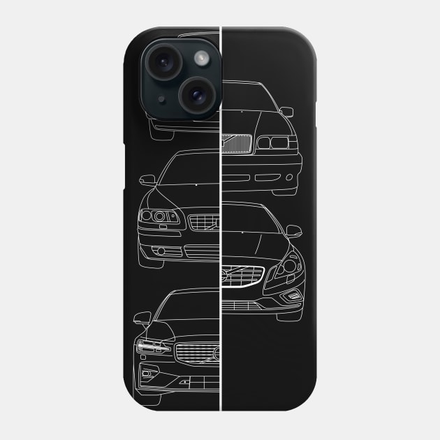 Volvo Generations Phone Case by AutomotiveArt