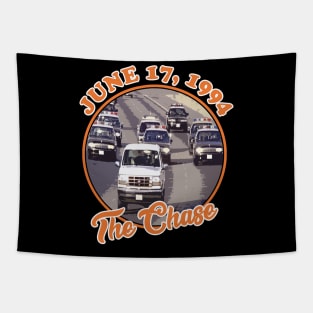 Retro The Chase OJ 1994 Tapestry