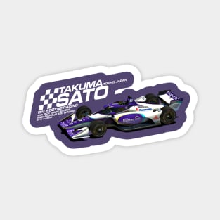 Takuma Sato 2022 (white) Magnet