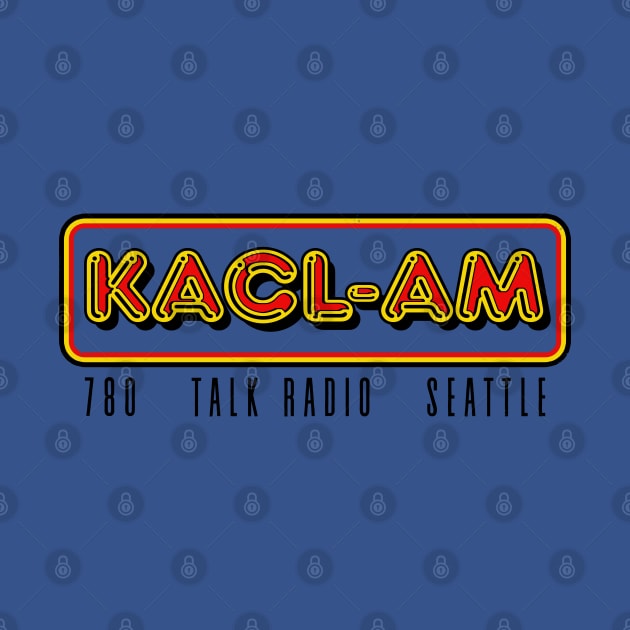 KACL 780 Seattle - Original Retro Fan Design by DankFutura