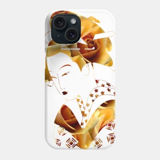 Japanese Lady Rose Phone Case