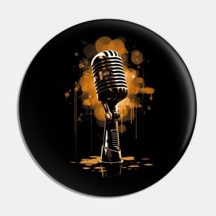 Microphone Classic Colors Pin