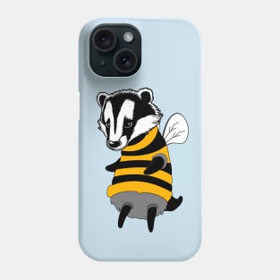 Badger and bee Phone Case