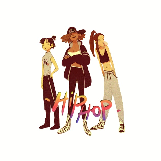 hip-hop girls by leilacourtillon