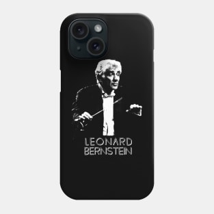 Leonard Bernstein retro Phone Case