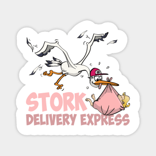 The stork express - Girls edition Magnet