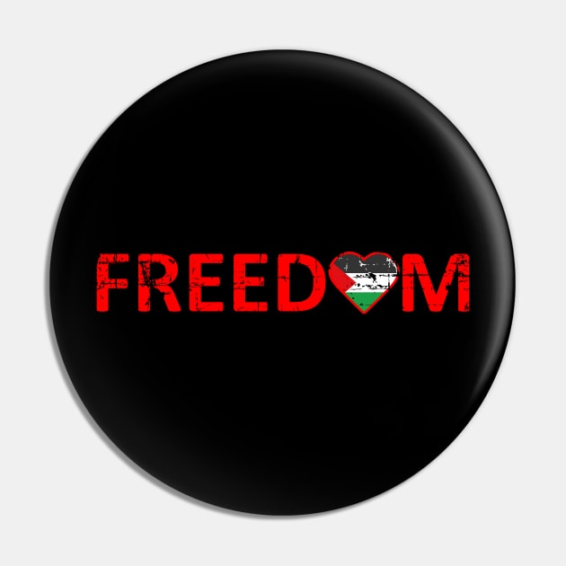 We Want Freedom Of Palestine By Heart Stop Killing Pin by mangobanana