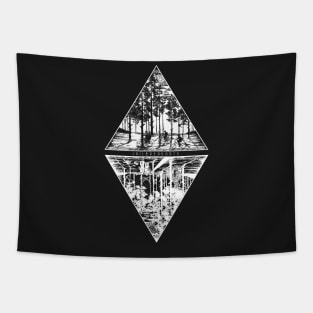 The Upside Down (Black Shirt) Tapestry