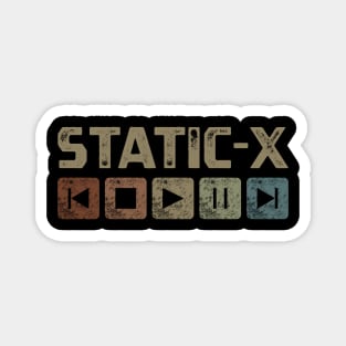 Static-X Control Button Magnet