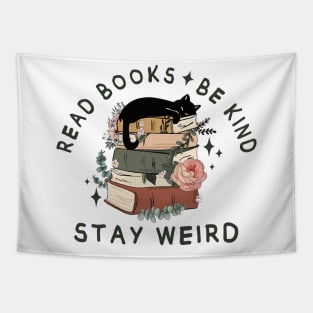 Read Books Be Kind Stay Weird Tapestry