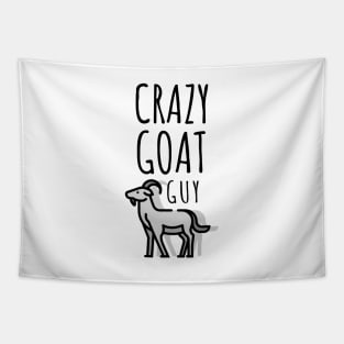 Crazy Goat Guy Tapestry