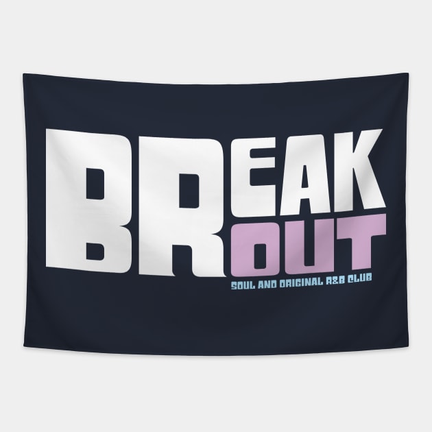 Break Out Soul Club Tapestry by modernistdesign