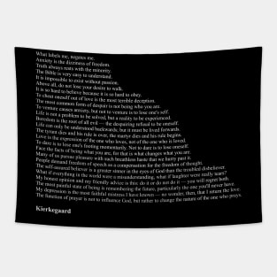 Kierkegaard Quotes Tapestry