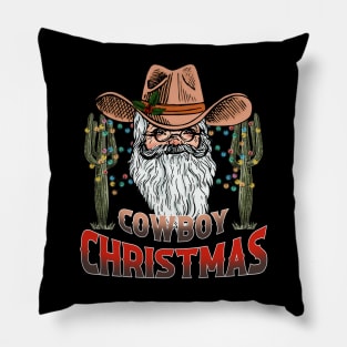 Cowboy Christmas Pillow