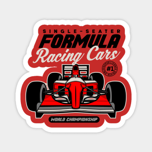 FORMULA RACING CAR Magnet