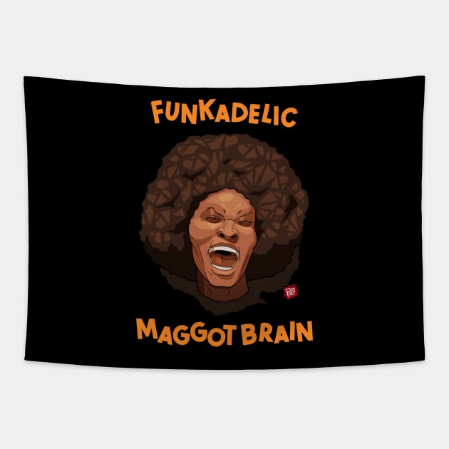 Funkadelic - Maggot Brain Tapestry by Vallegrito