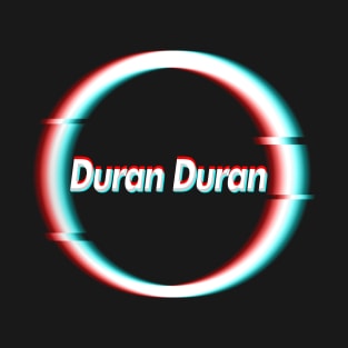 Glitch art - Duran Duran T-Shirt