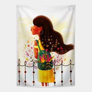 Little Miss Pretty Tapestry