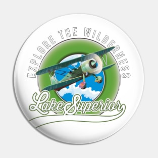 lake Superior, explore the wilderness logo Pin