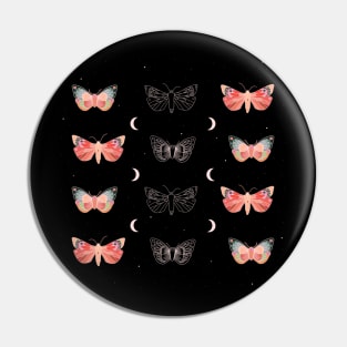 Moths & Moon Pin