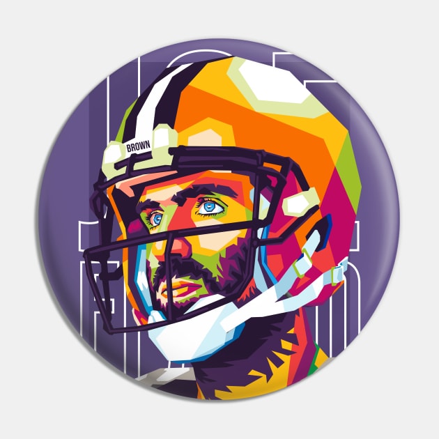 Joe Flacco Pin by cool pop art house