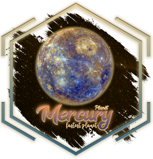 Planet Mercury: Fastest Planet Kids T-Shirt by Da Vinci Feather