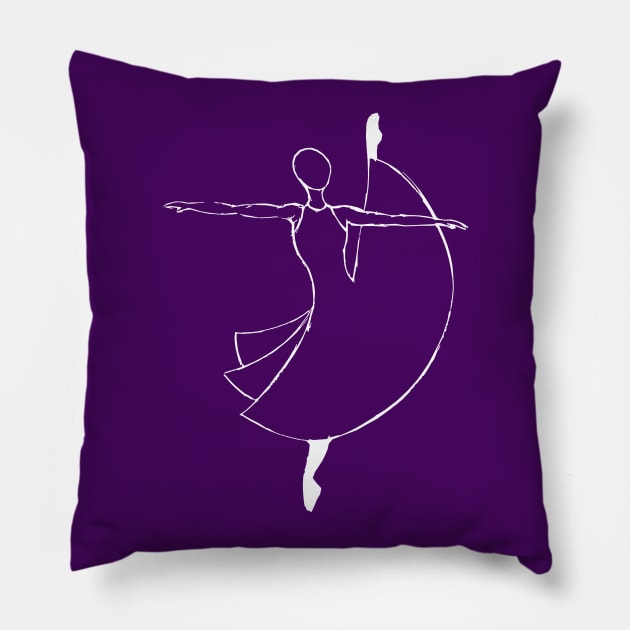 Dancer Pillow by JetAylor