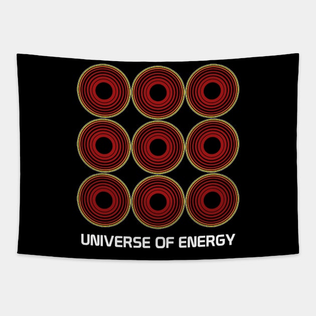 EPCOT Center Universe of Energy Logo Tapestry by FuturePort2032