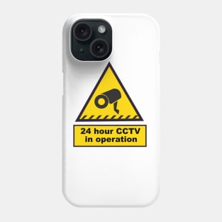 24 Hour CCTV in Operation Phone Case