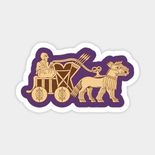 Sumerian horse cart Magnet