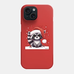 Christmas Raccoon Phone Case