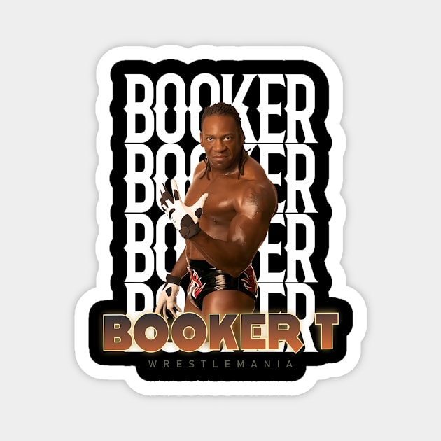 Wrestle Star booker t Magnet by cokistick