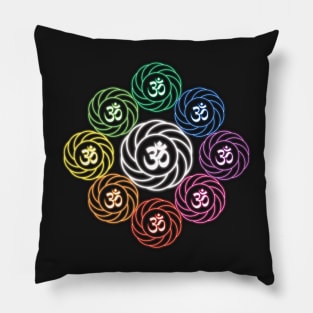 Om ohm symbol Pillow