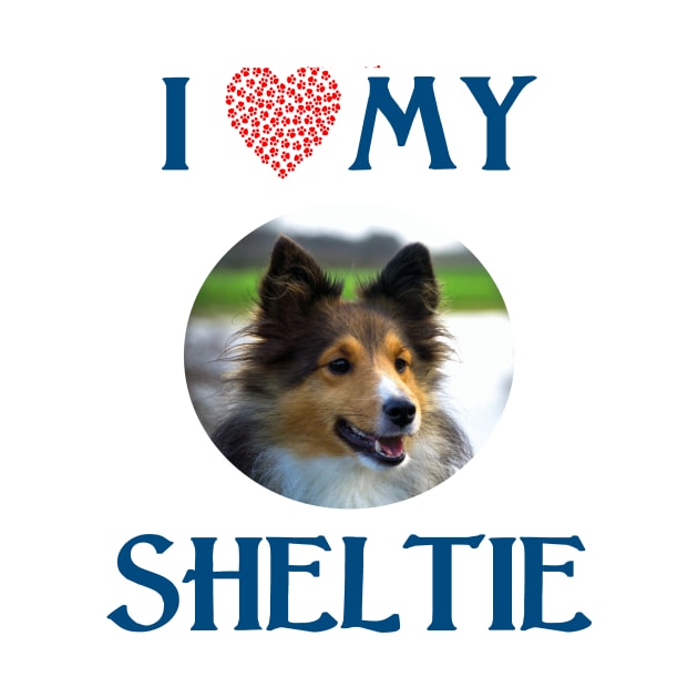 I Love My Sheltie by Naves