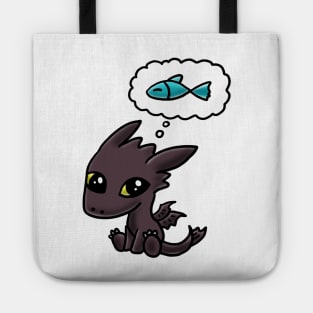 Toothless Wants Fish Tote