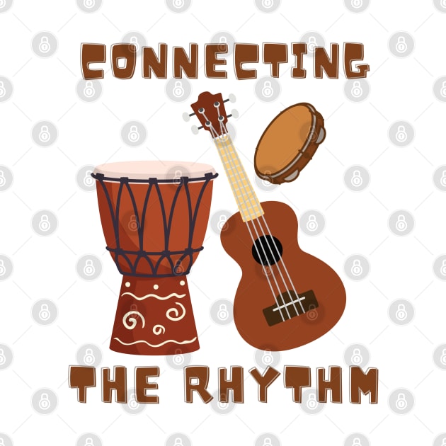 Ukulele player And Djembe, connecting the Rhythm by BaliChili