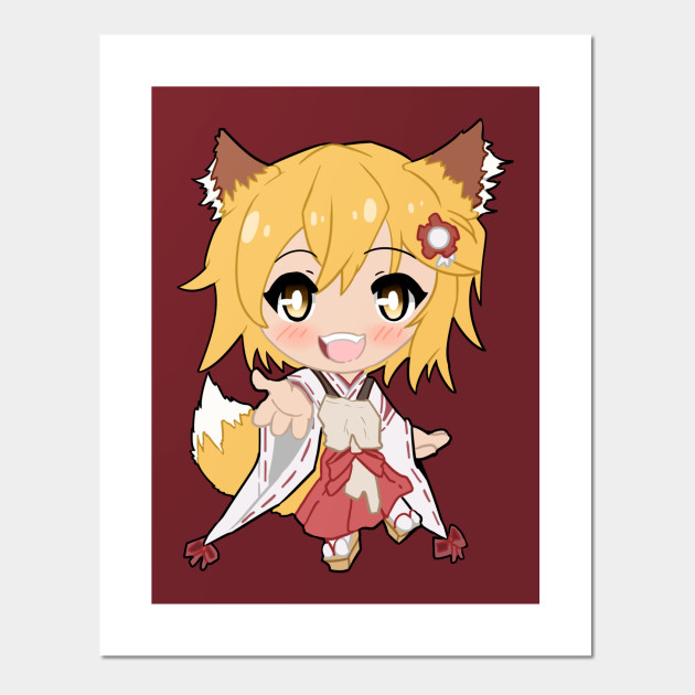 Wallpaper Chibi Helpful Fox Senko San Senko San Affiche Et Impression D For Android Free