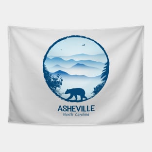 Asheville Blue Ridge Mountains - BLUE GREY 01 Tapestry