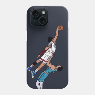 Aaron Gordon Dunks on Landry Shamet Phone Case