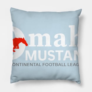 Defunct Omaha Mustangs Football CFL 1968 Pillow