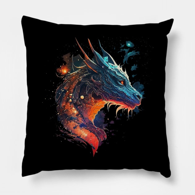 dragon Pillow by a cat cooking