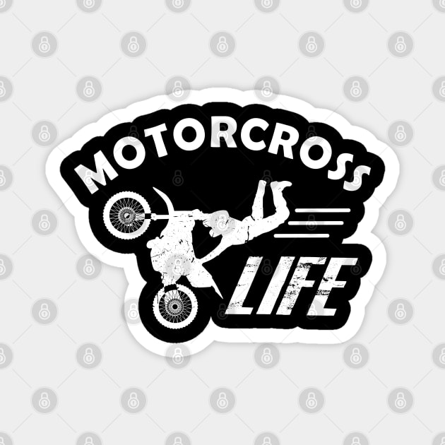 Motorcross life Magnet by KC Happy Shop