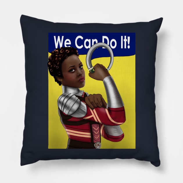 Nakia Riveter Pillow by MarianoSan