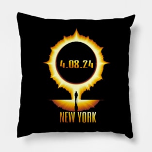 total solar eclipse 8 april 2024 NEW YORK Pillow