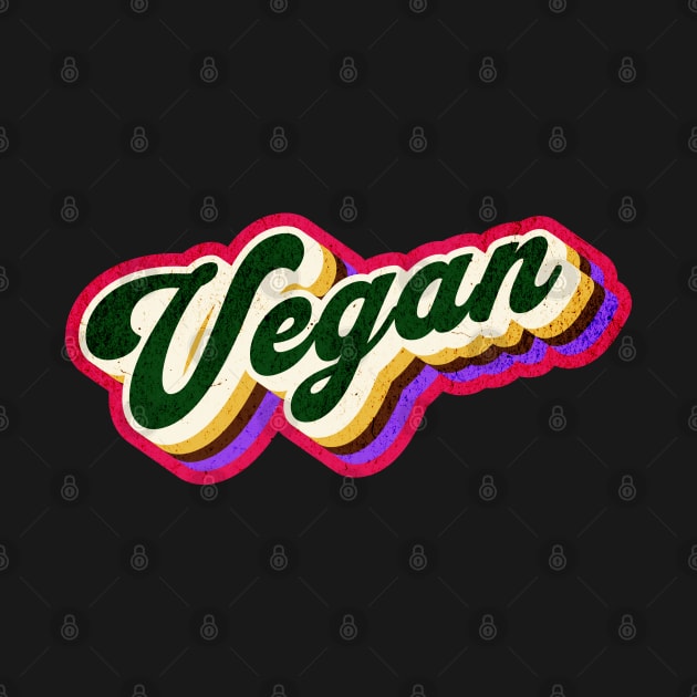 Colorful Retro Vegan Graphic Logo by Cult of Seitan