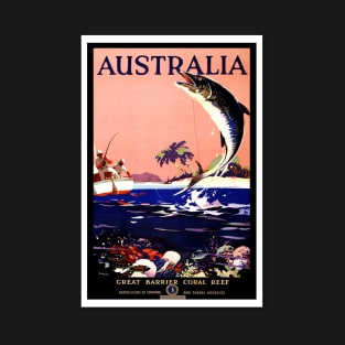 Australia Antique Poster T-Shirt