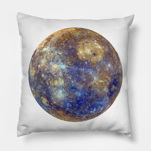 Mercury planet Pillow by ghjura