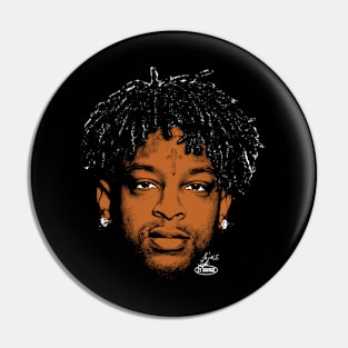 21 Savage Big Face Pin